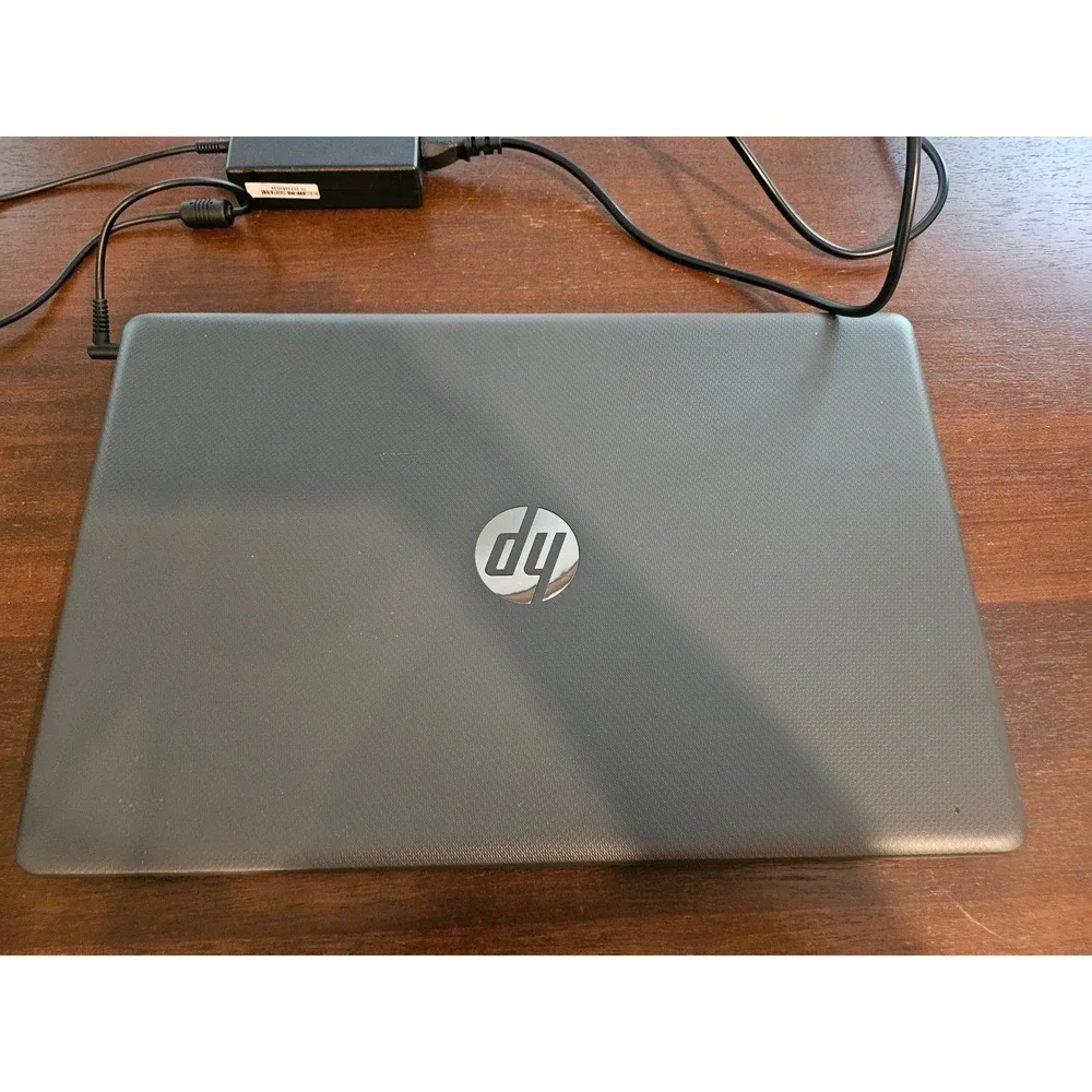 HP Laptop PC 17 inch Grey AMD A9 Processor HD 16 GB W Power cord